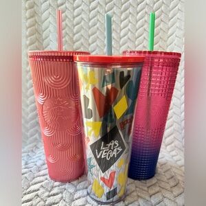 Starbucks Vibrant Tumbler Trio